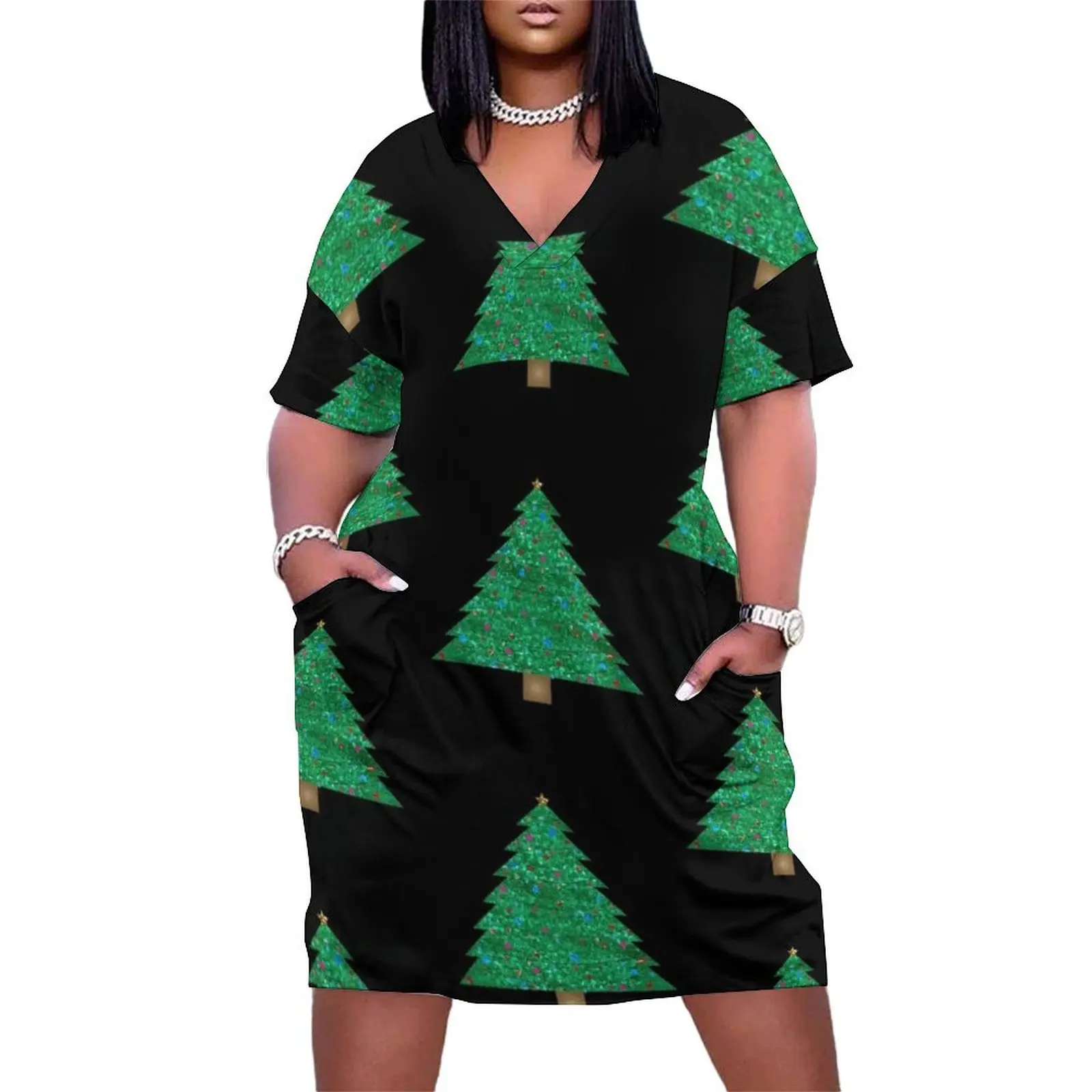 sequin print christmas tree Loose Pocket Dress Summer dresses for women sexy dress for women women"s evening dresses
sequin print christmas tree Loose Pocket Dress Summer dresses for women sexy dress for women women"s evening dresses