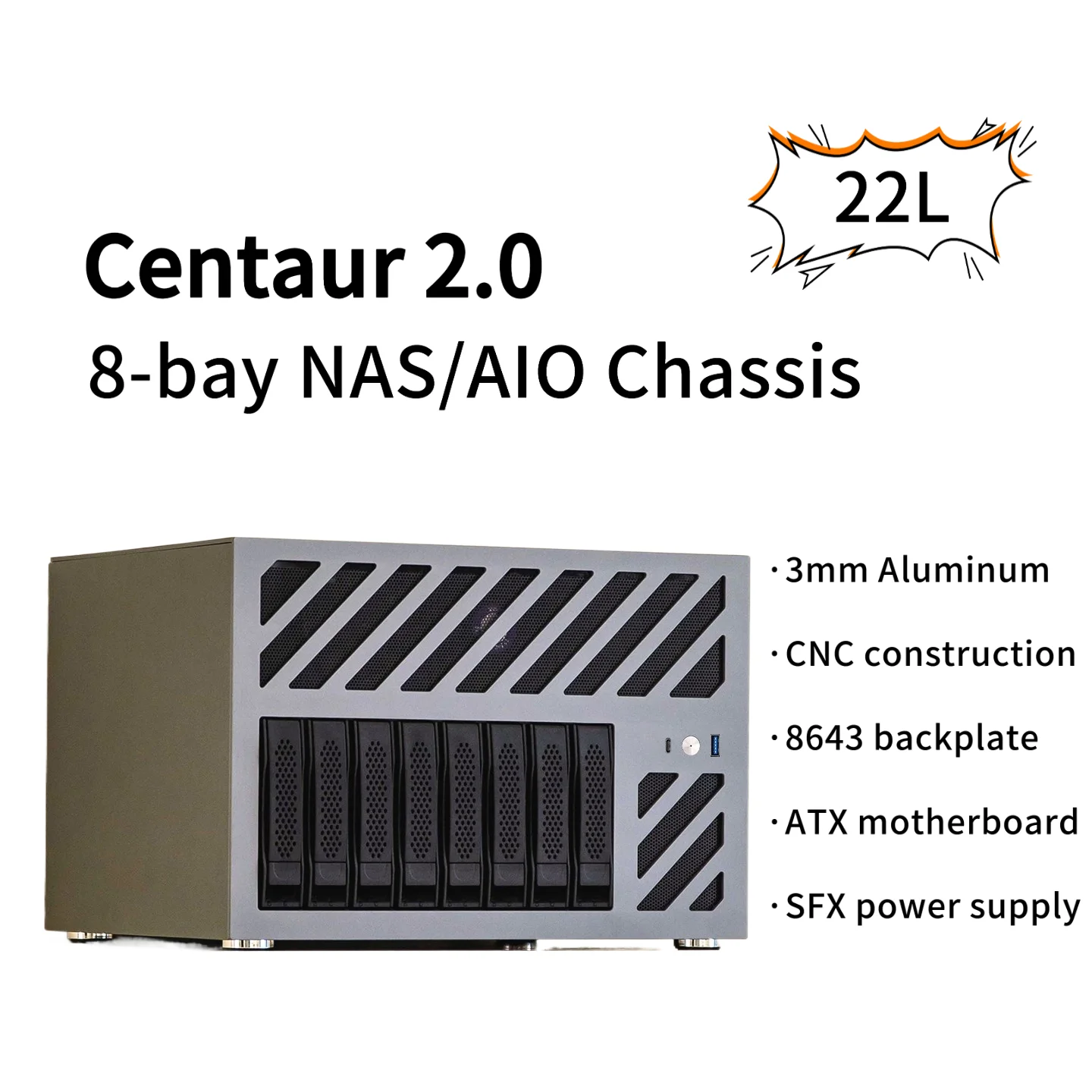 Centaur Nas Chassis 8 Жесткий диск 3 мм Алюминиевая пластина Материнская плата ATX Магазин Black Synology Сервер для домашнего хранения
Centaur Nas Chassis 8 Жесткий диск 3 мм Алюминиевая пластина Материнская плата ATX Магазин Black Synology Сервер для домашнего хранения