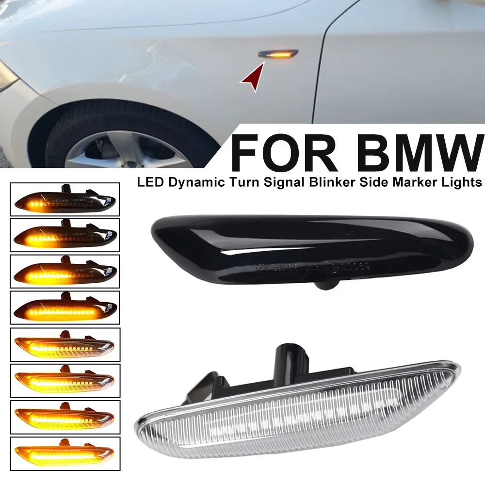 Sequential Flashing LED Turn Signal Side Marker Light For BMW E60 E61 E90 E91 E87 E81 E83 E84 E88 E92 E93 E82 E46 1 3 5 series
Sequential Flashing LED Turn Signal Side Marker Light For BMW E60 E61 E90 E91 E87 E81 E83 E84 E88 E92 E93 E82 E46 1 3 5 series