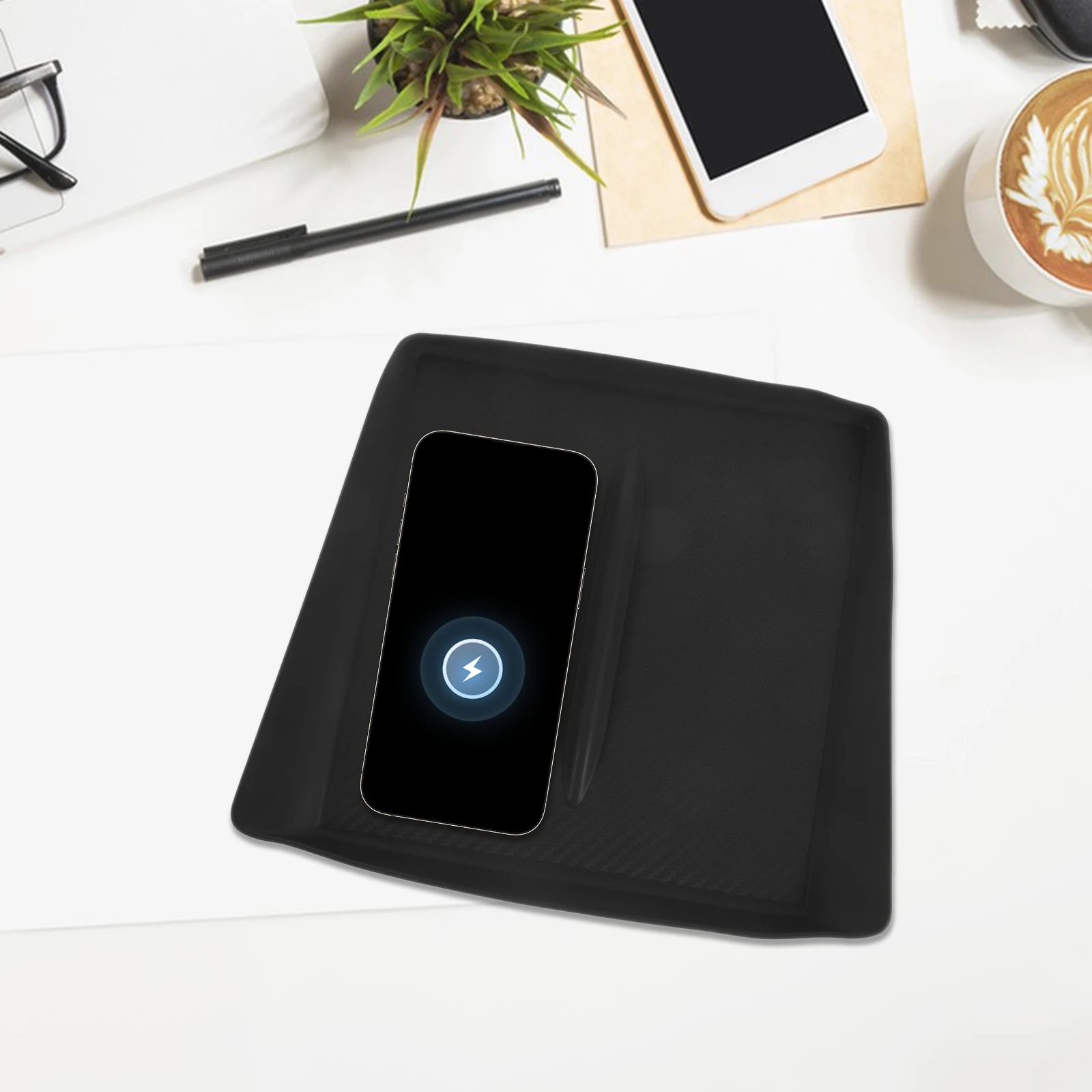 Wireless Charging Anti-slip Pad Silicone Cordless Charging Mat for Car Interior Dashboard Organizer Phone Pad Anti-skid
Wireless Charging Anti-slip Pad Silicone Cordless Charging Mat for Car Interior Dashboard Organizer Phone Pad Anti-skid