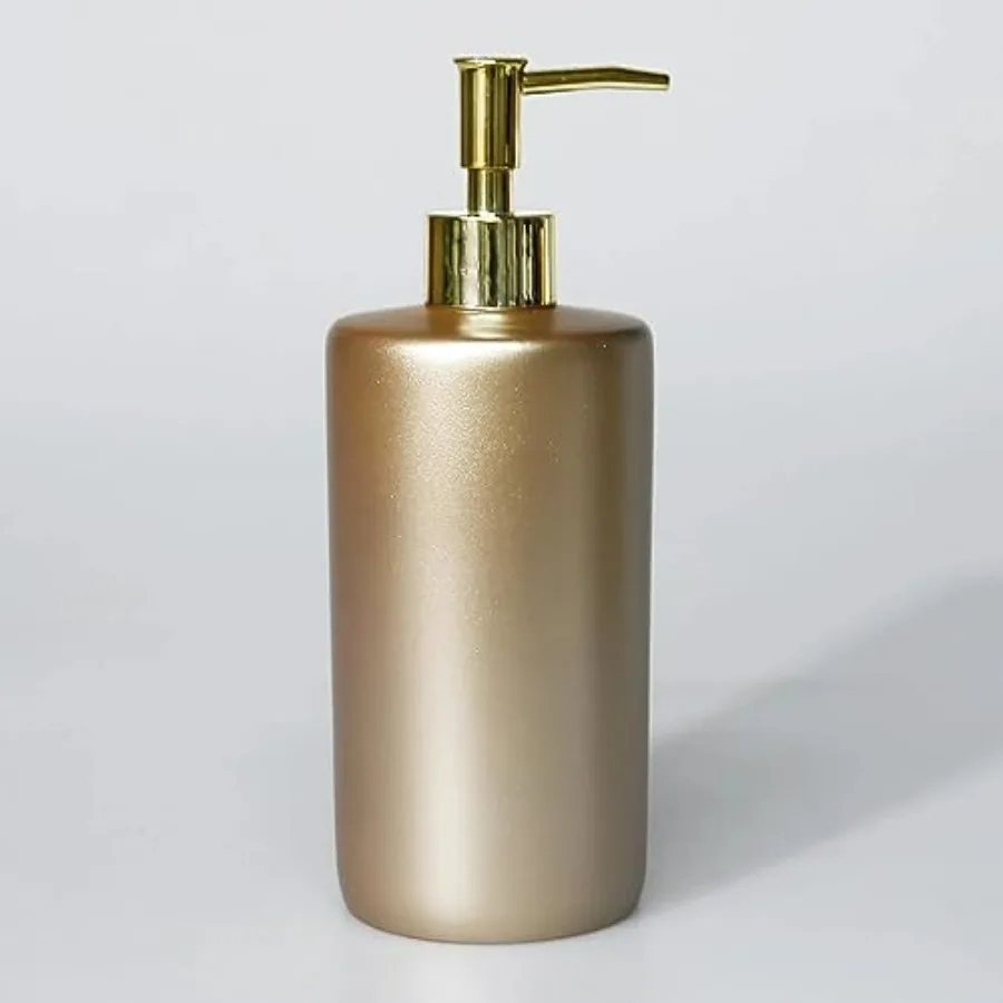 Luxury Bathroom Accessory Set in Taupe for Modern Decor 5-Piece Set Including Trash Can Toilet Brush Soap Dispenser Toothbrush
Luxury Bathroom Accessory Set in Taupe for Modern Decor 5-Piece Set Including Trash Can Toilet Brush Soap Dispenser Toothbrush