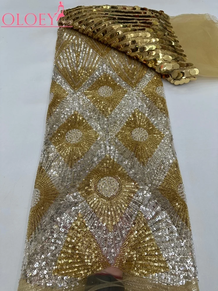 New Listing African Lace Fabric New High Quality Sequins French Heavy Beaded Tulle Laces For Nigerian Wedding Dresses Sewing
New Listing African Lace Fabric New High Quality Sequins French Heavy Beaded Tulle Laces For Nigerian Wedding Dresses Sewing