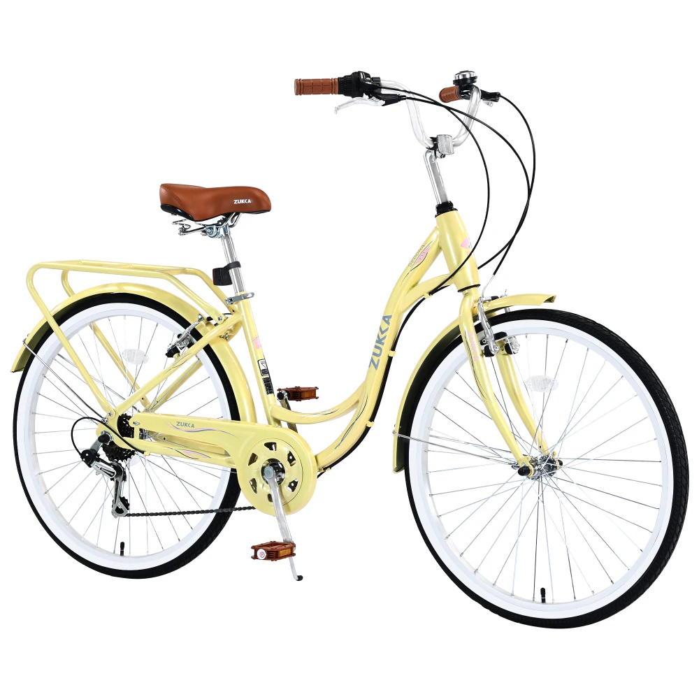 7 Speed, Steel Frame, Multiple Colors 24 Inch Ladies Bicycle
7 Speed, Steel Frame, Multiple Colors 24 Inch Ladies Bicycle