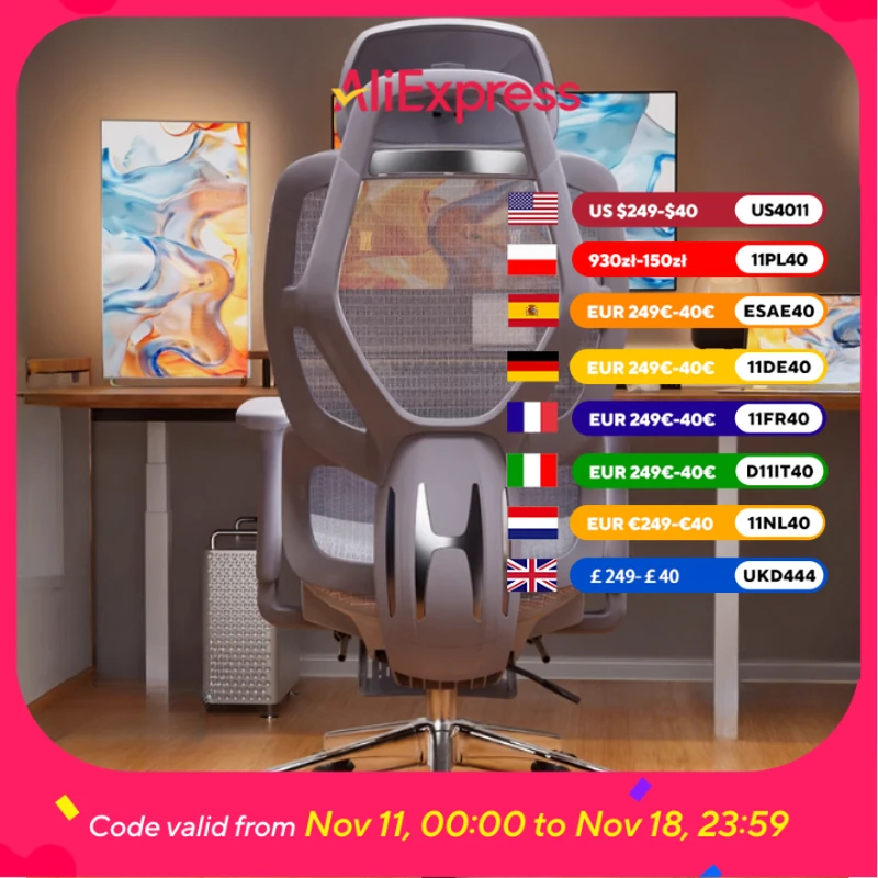 Необычное офисное кресло с поддержкой отдыха, эргономичное современное дизайнерское офисное кресло на колесиках с высокой спинкой, шезлонг De Bureaux, мебель
Необычное офисное кресло с поддержкой отдыха, эргономичное современное дизайнерское офисное кресло на колесиках с высокой спинкой, шезлонг De Bureaux, мебель