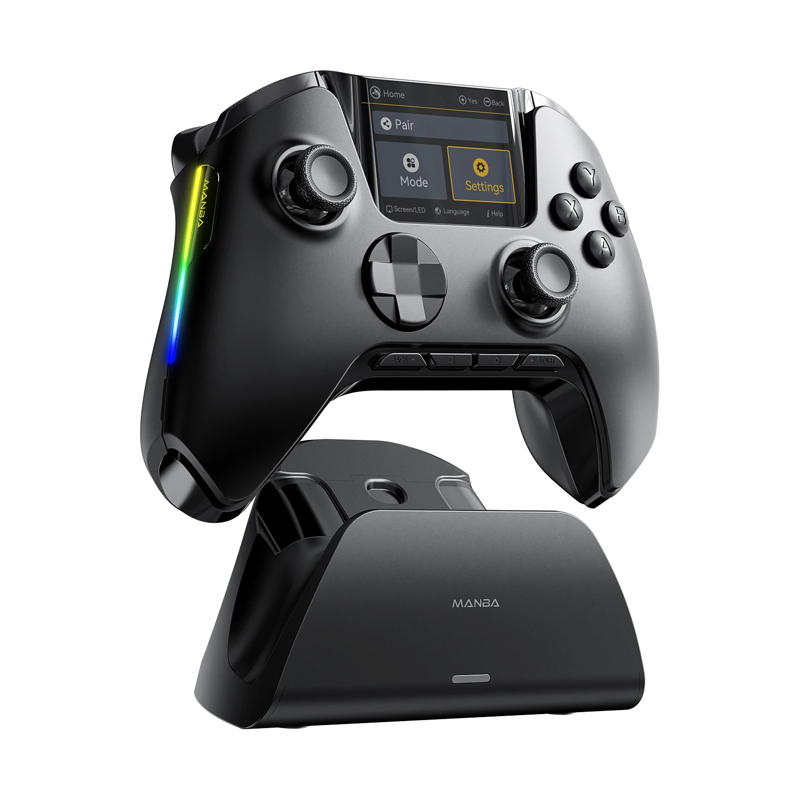 V2 Manbaone 50 Smart Wireless Gamepad Pc Bluetooth Joystick Controller Joystick 2 Inch Screen Steam Mobile Game controller
V2 Manbaone 50 Smart Wireless Gamepad Pc Bluetooth Joystick Controller Joystick 2 Inch Screen Steam Mobile Game controller