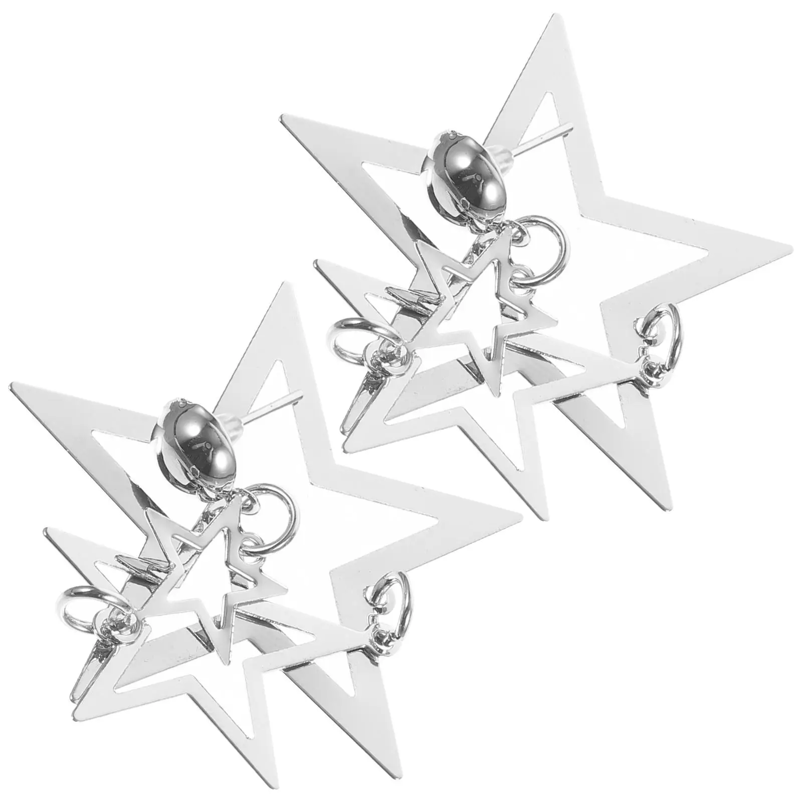 Stylish 5 Layer Pentagram Earrings Small Trendy Dangle Studs for Women Fashion Jewelry Gifts Elegant Star Design
Stylish 5 Layer Pentagram Earrings Small Trendy Dangle Studs for Women Fashion Jewelry Gifts Elegant Star Design