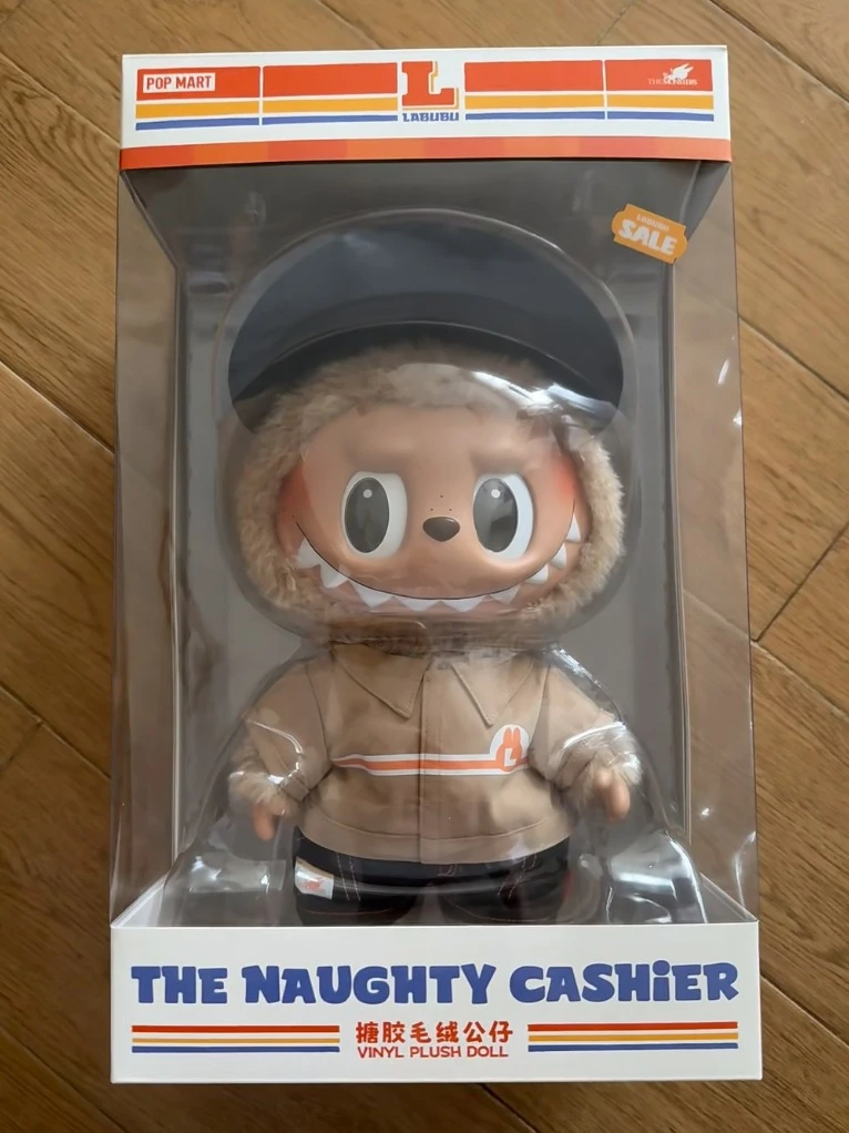 POPMART 37cm The Naughty Cashier Series Vinyl Face Doll Action Figure Manager Birthday Christmas Gift
POPMART 37cm The Naughty Cashier Series Vinyl Face Doll Action Figure Manager Birthday Christmas Gift
