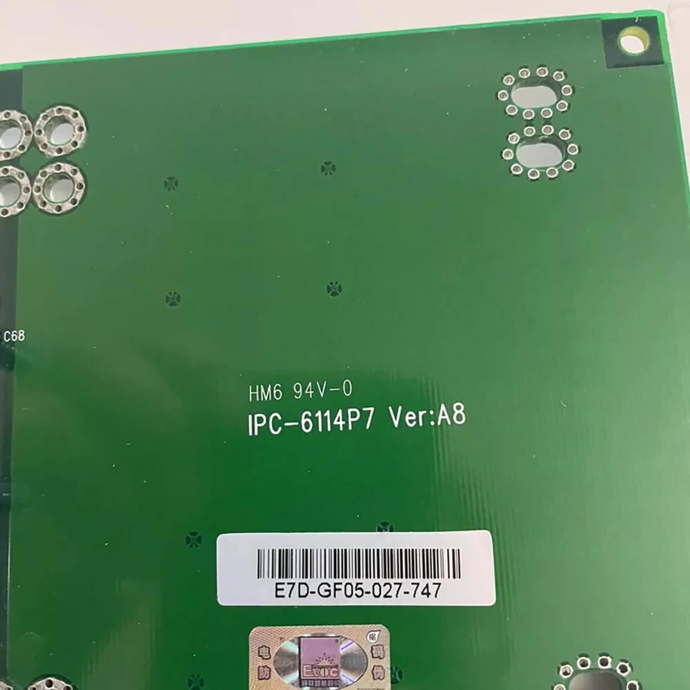 IPC-6114P7 Ver:A8 Industrial control board IPC-6114P7
IPC-6114P7 Ver:A8 Industrial control board IPC-6114P7