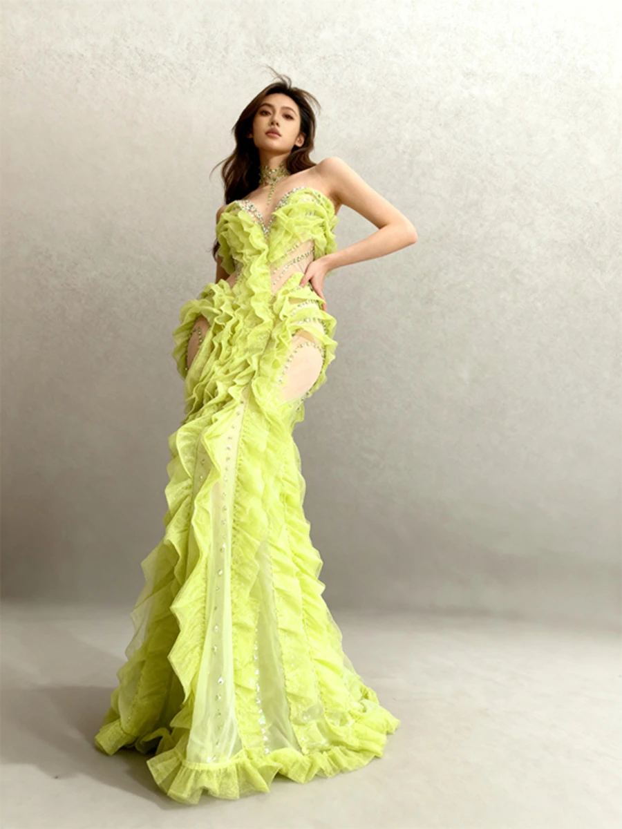 Fluttering Exquisite Water Diamond Long Evening Dress Miss Universe Pageant Walking Show Host Award Ceremony Dress Ball Party
Fluttering Exquisite Water Diamond Long Evening Dress Miss Universe Pageant Walking Show Host Award Ceremony Dress Ball Party