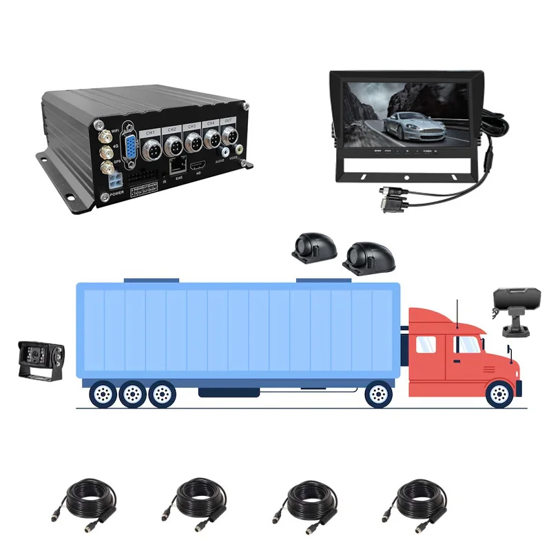Tech High Quality Wholesale 1080P Full HD 4G CCTV AI Mobile MDVR Video Recorder System For Truck With 1 Year Warranty
Tech High Quality Wholesale 1080P Full HD 4G CCTV AI Mobile MDVR Video Recorder System For Truck With 1 Year Warranty