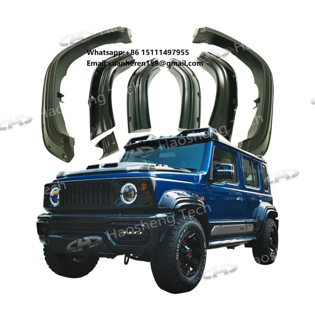 Jimny JB74 Upgrade to G63 Mini Style Fender Flares for Suzuki Jimny Wheel Body Kit Accessories 2018y+
Jimny JB74 Upgrade to G63 Mini Style Fender Flares for Suzuki Jimny Wheel Body Kit Accessories 2018y+