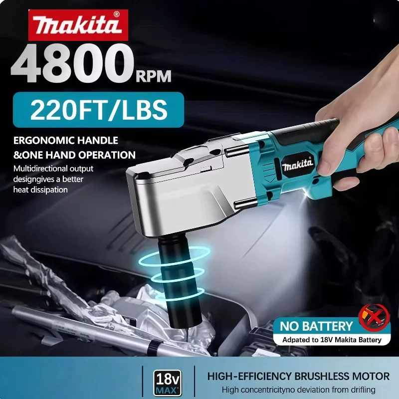 Электрический гайковерт Makita, беспроводной гайковерт с бесщеточным двигателем, ручной гайковерт, электроинструмент
Электрический гайковерт Makita, беспроводной гайковерт с бесщеточным двигателем, ручной гайковерт, электроинструмент
