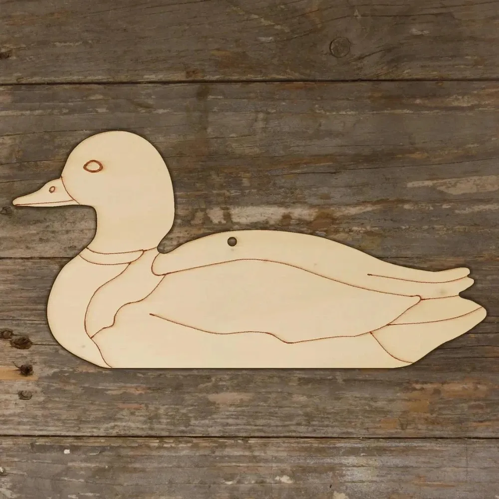 10pcs Pack Laser-Cut Duck Wood Blanks - Retro Hollow Duck Shapes Suitable for Christmas, Thanksgiving,Easter Decorations
10pcs Pack Laser-Cut Duck Wood Blanks - Retro Hollow Duck Shapes Suitable for Christmas, Thanksgiving,Easter Decorations