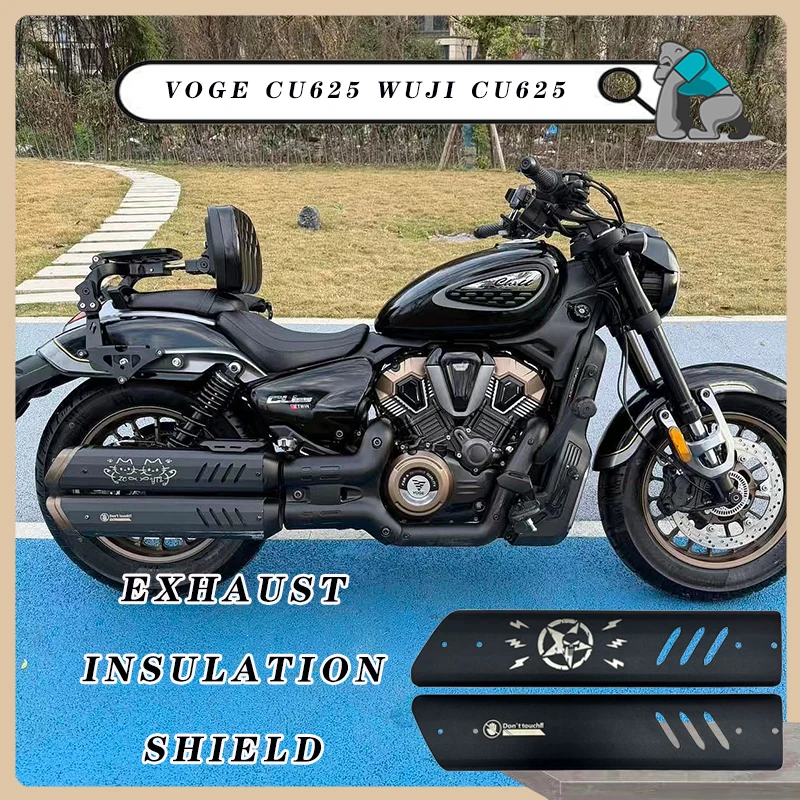 Motorcycle Exhaust Pipe Protector Heat Shield Cover Guard Anti-scalding Cover New Accessories For VOGE CU625 CU-625 Wuji cu625
Motorcycle Exhaust Pipe Protector Heat Shield Cover Guard Anti-scalding Cover New Accessories For VOGE CU625 CU-625 Wuji cu625