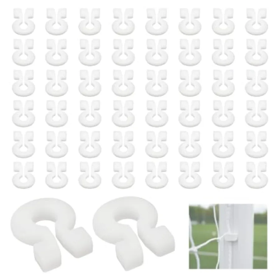 Soccer Net Clips for Goal, Durable Nylon Soccer Goal Net Clips, Soccer Goal Clips Fit for Most Goal Net Systems Games Playgroun
Soccer Net Clips for Goal, Durable Nylon Soccer Goal Net Clips, Soccer Goal Clips Fit for Most Goal Net Systems Games Playgroun
