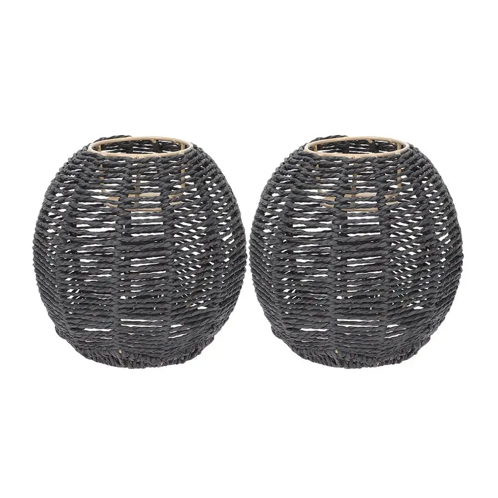 2Pcs Paper Rope Lantern Simulation Rattan Lampshade Hanging Light Cover Bedroom Hotel Bar Decorative Woven Modern
2Pcs Paper Rope Lantern Simulation Rattan Lampshade Hanging Light Cover Bedroom Hotel Bar Decorative Woven Modern