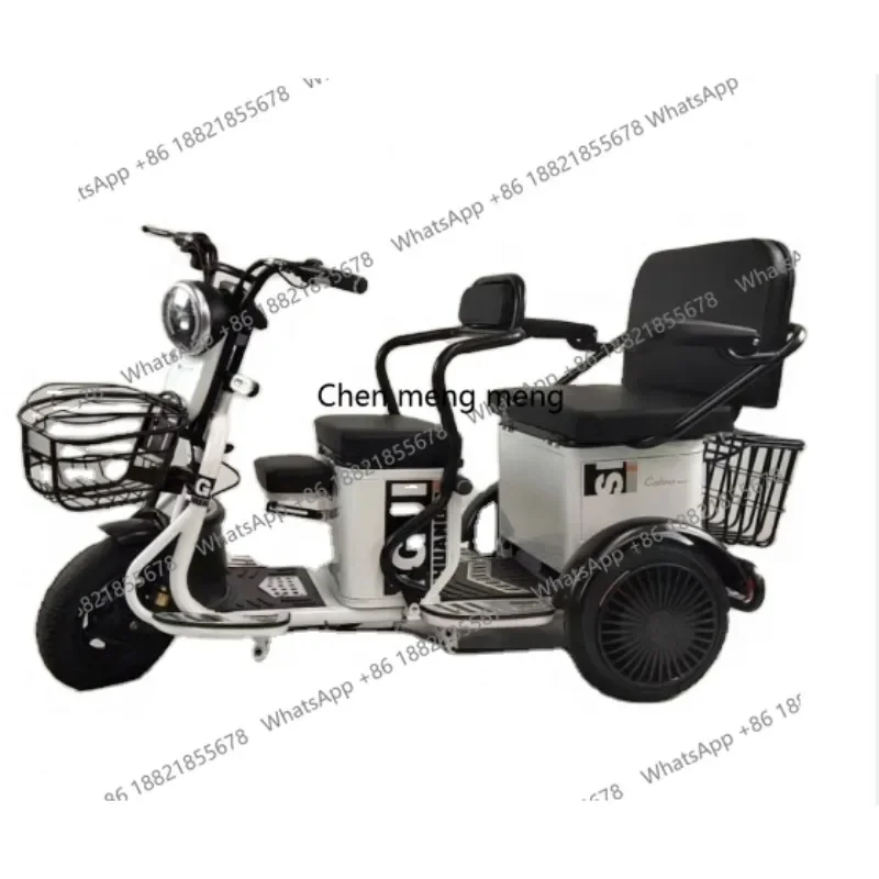 Электрический трехколесный велосипед A178 City с 3 колесами и детским сиденьем для взрослых
Электрический трехколесный велосипед A178 City с 3 колесами и детским сиденьем для взрослых