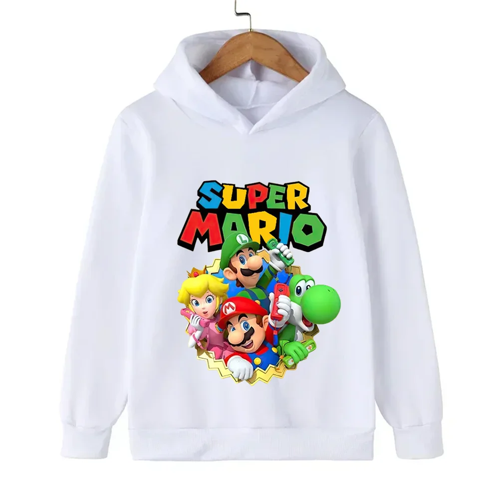 Spring fall Boys girls hoodie casual sports cartoon anime character Mario fashion hoodie Street Harajuku top clothing new
Spring fall Boys girls hoodie casual sports cartoon anime character Mario fashion hoodie Street Harajuku top clothing new