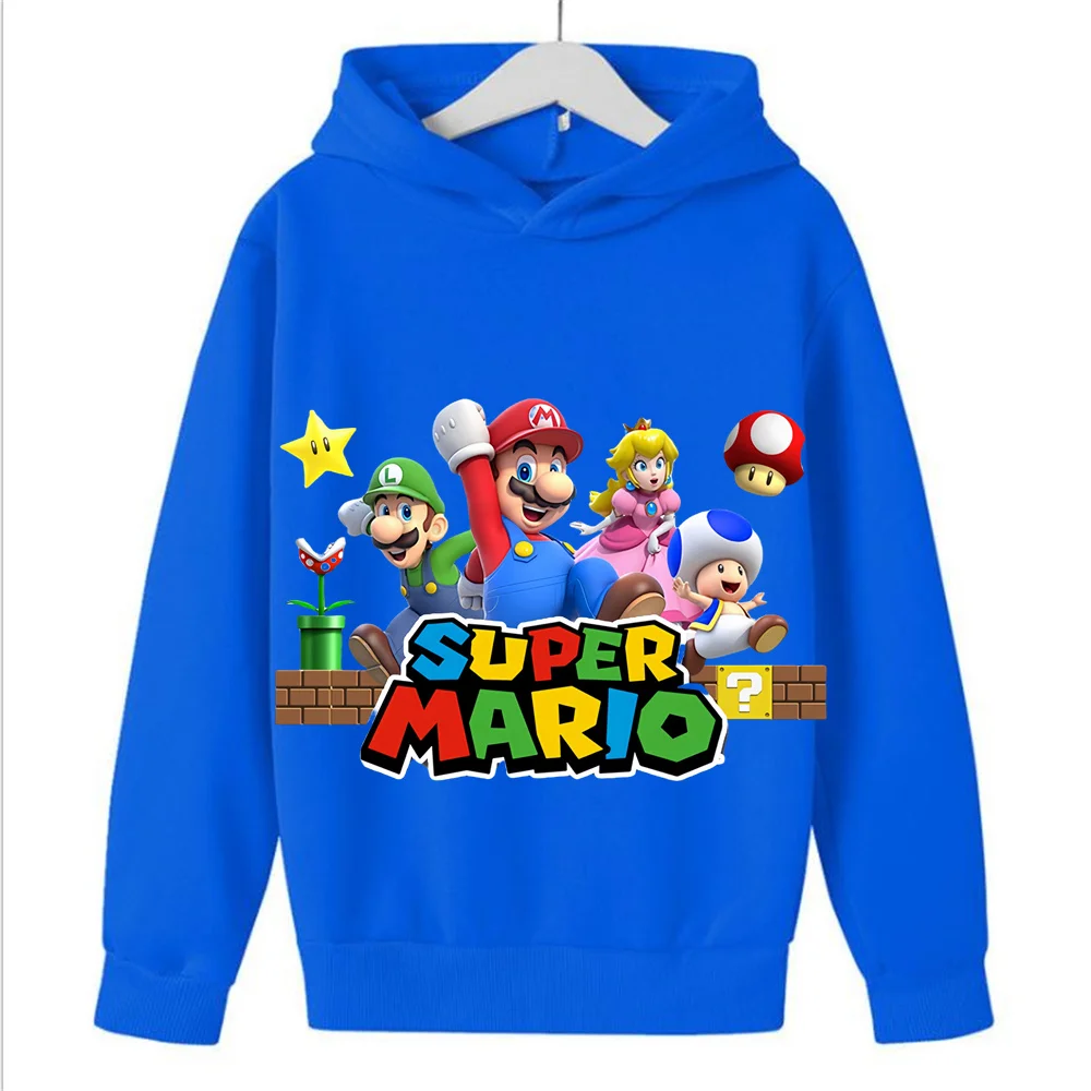 Autumn Hoodies Super Mario Bros Boys and Girls Children's Anime Sweatshirts Leisure Sports Children's Versatile Funny Bandai Top
Autumn Hoodies Super Mario Bros Boys and Girls Children's Anime Sweatshirts Leisure Sports Children's Versatile Funny Bandai Top
