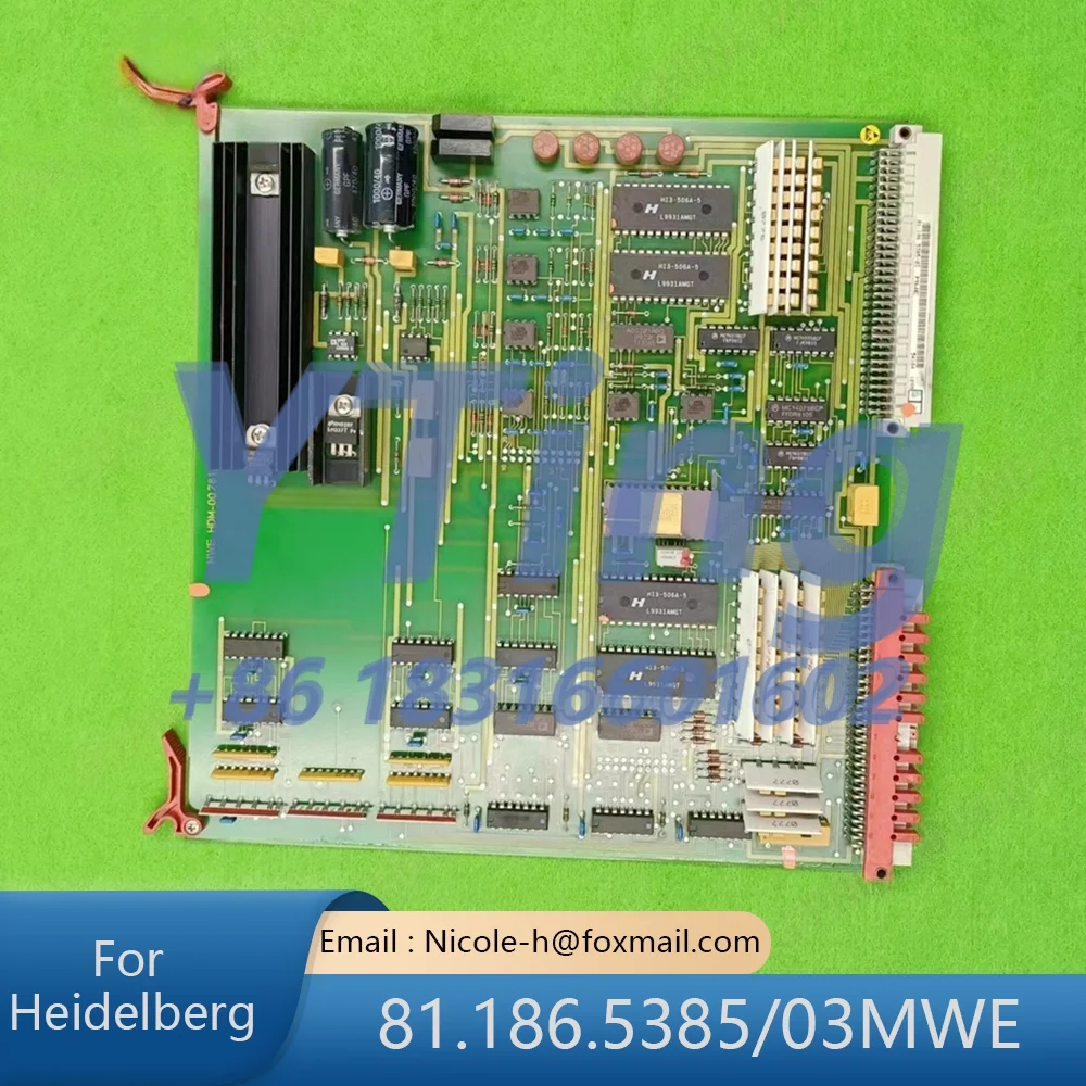 Печатная плата аксессуаров для печатных машин Heidelberg 81.186.5385/03MWE
Печатная плата аксессуаров для печатных машин Heidelberg 81.186.5385/03MWE