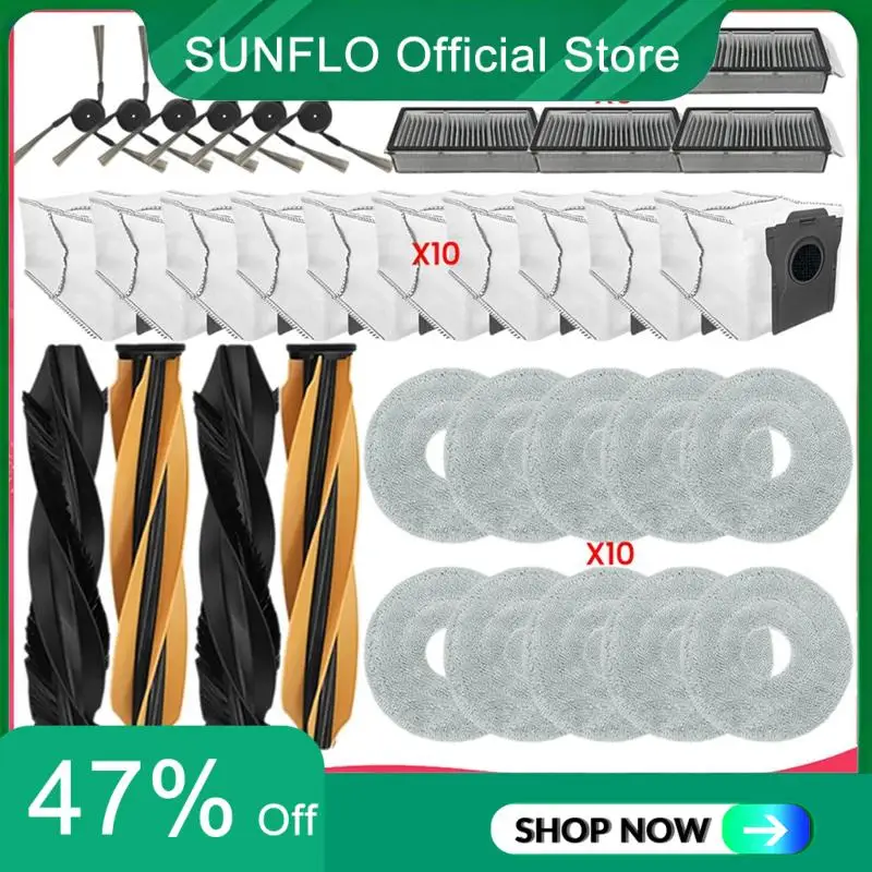 36PCS Brush Filter Dust Bag Mop Cloth Kit Fordreame X50 Ultra / S40 Enhanced Edition Vacuum Cleaner Replacement Parts
36PCS Brush Filter Dust Bag Mop Cloth Kit Fordreame X50 Ultra / S40 Enhanced Edition Vacuum Cleaner Replacement Parts