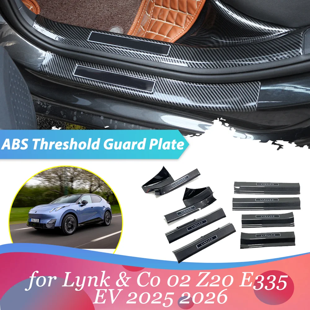 Car Welcome Pedal for Lynk & Co 02 Z20 E335 EV 2025 2026 Door Sill Threshold Guard Cover Plate Anti-scratch Sticker Accessories
Car Welcome Pedal for Lynk & Co 02 Z20 E335 EV 2025 2026 Door Sill Threshold Guard Cover Plate Anti-scratch Sticker Accessories
