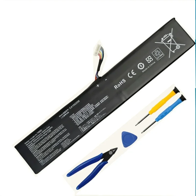 C41N2208 Battery For ASUS ROG ALLY Gaming Handheld series of RC71L/PC71L high capacity of 74Wh mod upgrade
C41N2208 Battery For ASUS ROG ALLY Gaming Handheld series of RC71L/PC71L high capacity of 74Wh mod upgrade
