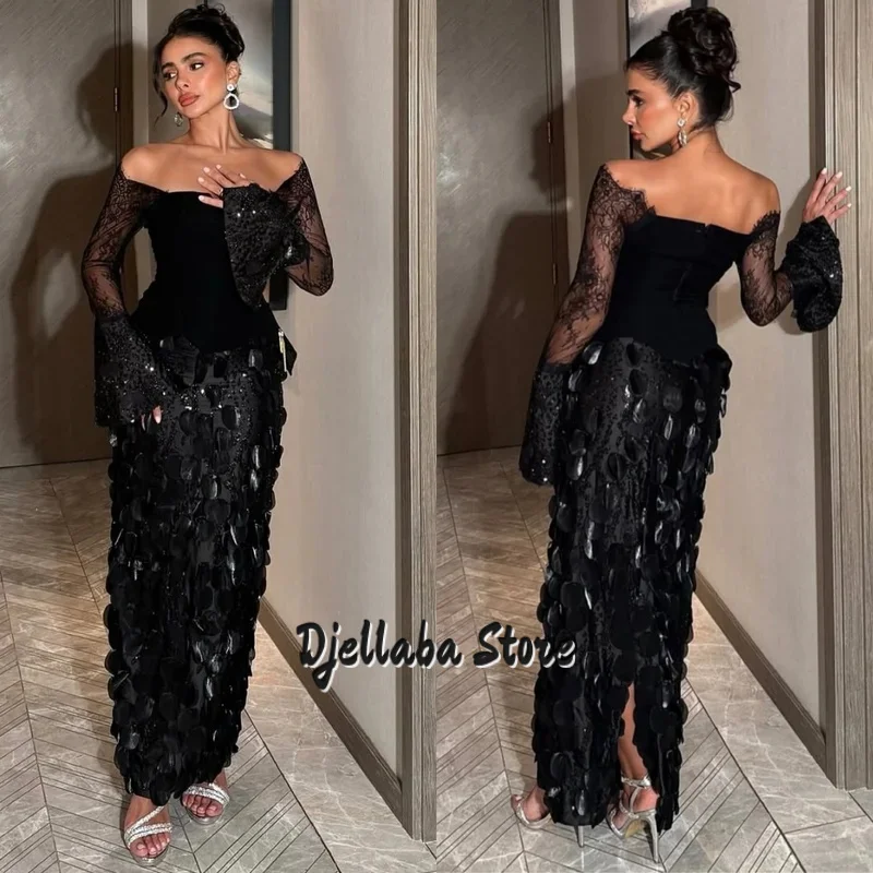 Customized Fashion Elegant Jersey Sequined Pleat A-line Off-the-shoulder Midi Dresses Bespoke Occasion Sexy
Customized Fashion Elegant Jersey Sequined Pleat A-line Off-the-shoulder Midi Dresses Bespoke Occasion Sexy