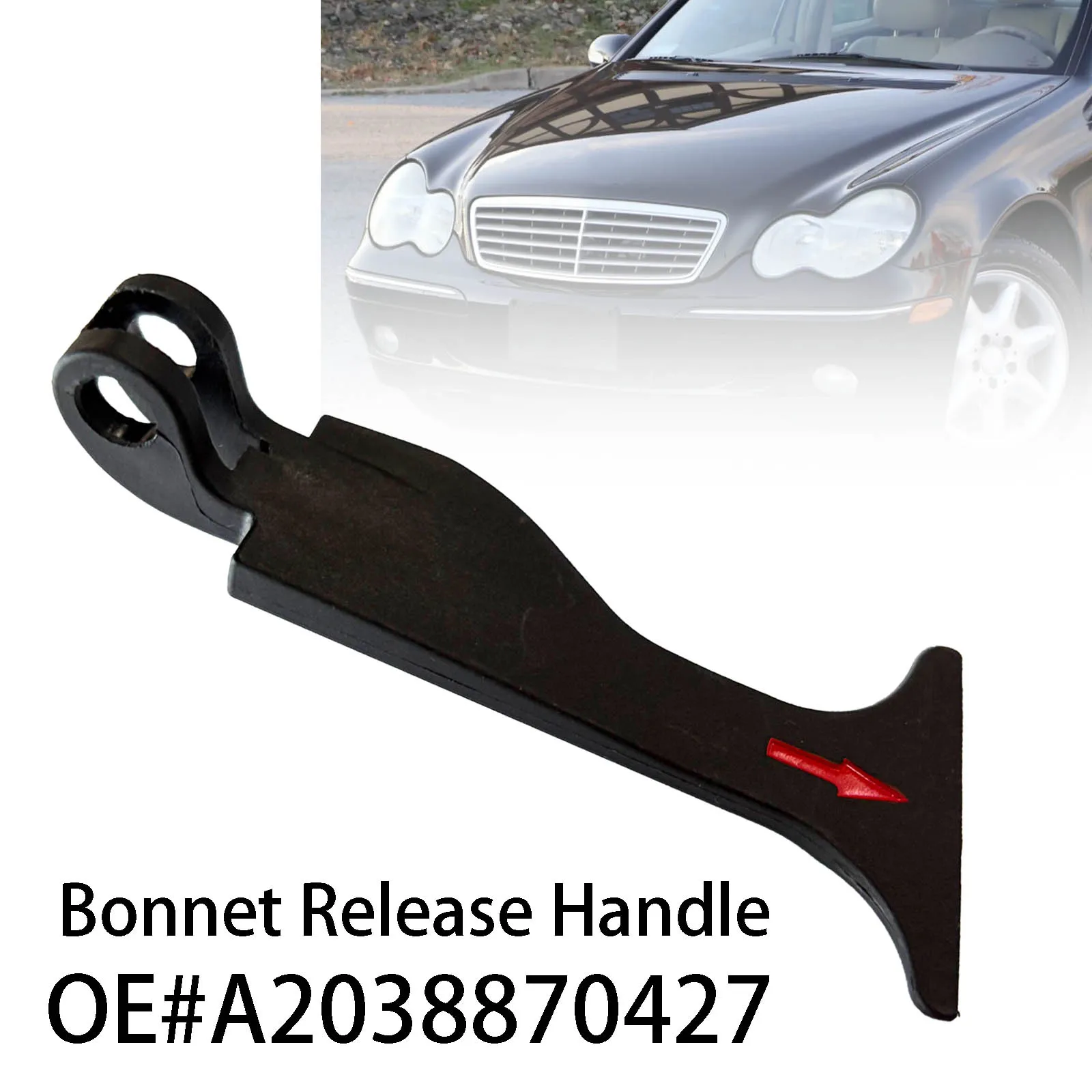1Pc A2038870427 Black Bonnet Release Handle Front Grille For Mercedes Benz W203 C-Class C230 C240 C320 C32 Replacement
1Pc A2038870427 Black Bonnet Release Handle Front Grille For Mercedes Benz W203 C-Class C230 C240 C320 C32 Replacement