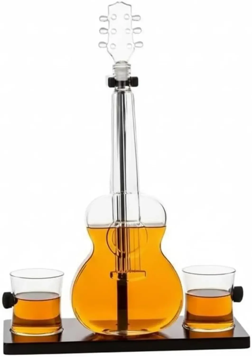Guitar Whiskey Decanter Set Mahogany Base Wine Glass Decanter Rocks Glasses Whiskey Gifts Guitar Players Musicians Music Lovers
Guitar Whiskey Decanter Set Mahogany Base Wine Glass Decanter Rocks Glasses Whiskey Gifts Guitar Players Musicians Music Lovers
