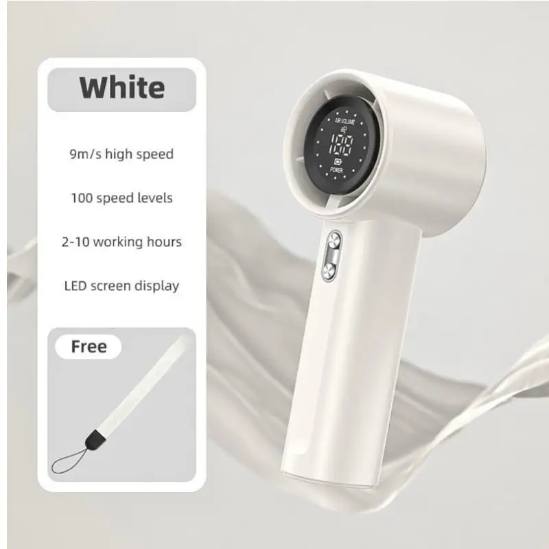 Portable Turbo Fan Leafless Mini Fan Rechargable 100 Level - High Speed Portable Fan Mini Fan Origin
Portable Turbo Fan Leafless Mini Fan Rechargable 100 Level - High Speed Portable Fan Mini Fan Origin