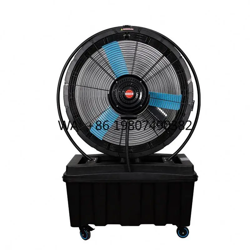 Mobile Misting Fan, Industrial Commercial Water Cooling Fan, Outdoor Humidification Ventilation Fogging Equipment
Mobile Misting Fan, Industrial Commercial Water Cooling Fan, Outdoor Humidification Ventilation Fogging Equipment