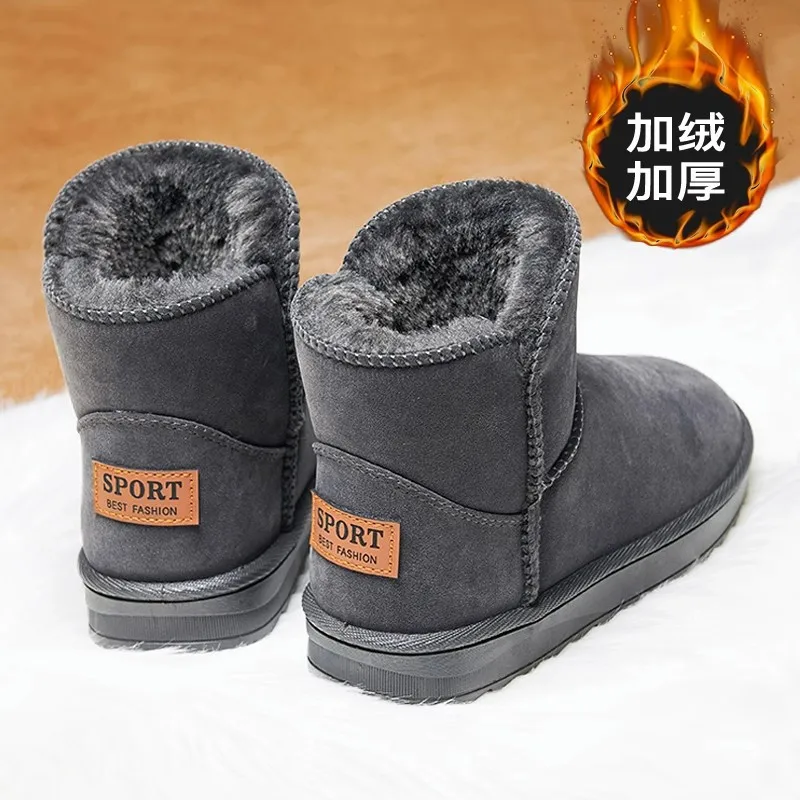 Men Women Warm Fur Lined Snow Boots Winter Thick Cotton Shoes Non Slip High Top Ankle Boots
Men Women Warm Fur Lined Snow Boots Winter Thick Cotton Shoes Non Slip High Top Ankle Boots