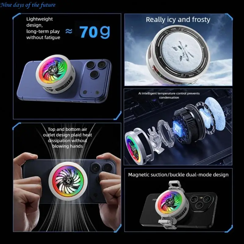 Innovative Semiconductor Mobile Device Cooling With Energy Consumption Display And Quick Heat Reduction For Hot Devices E65A
Innovative Semiconductor Mobile Device Cooling With Energy Consumption Display And Quick Heat Reduction For Hot Devices E65A