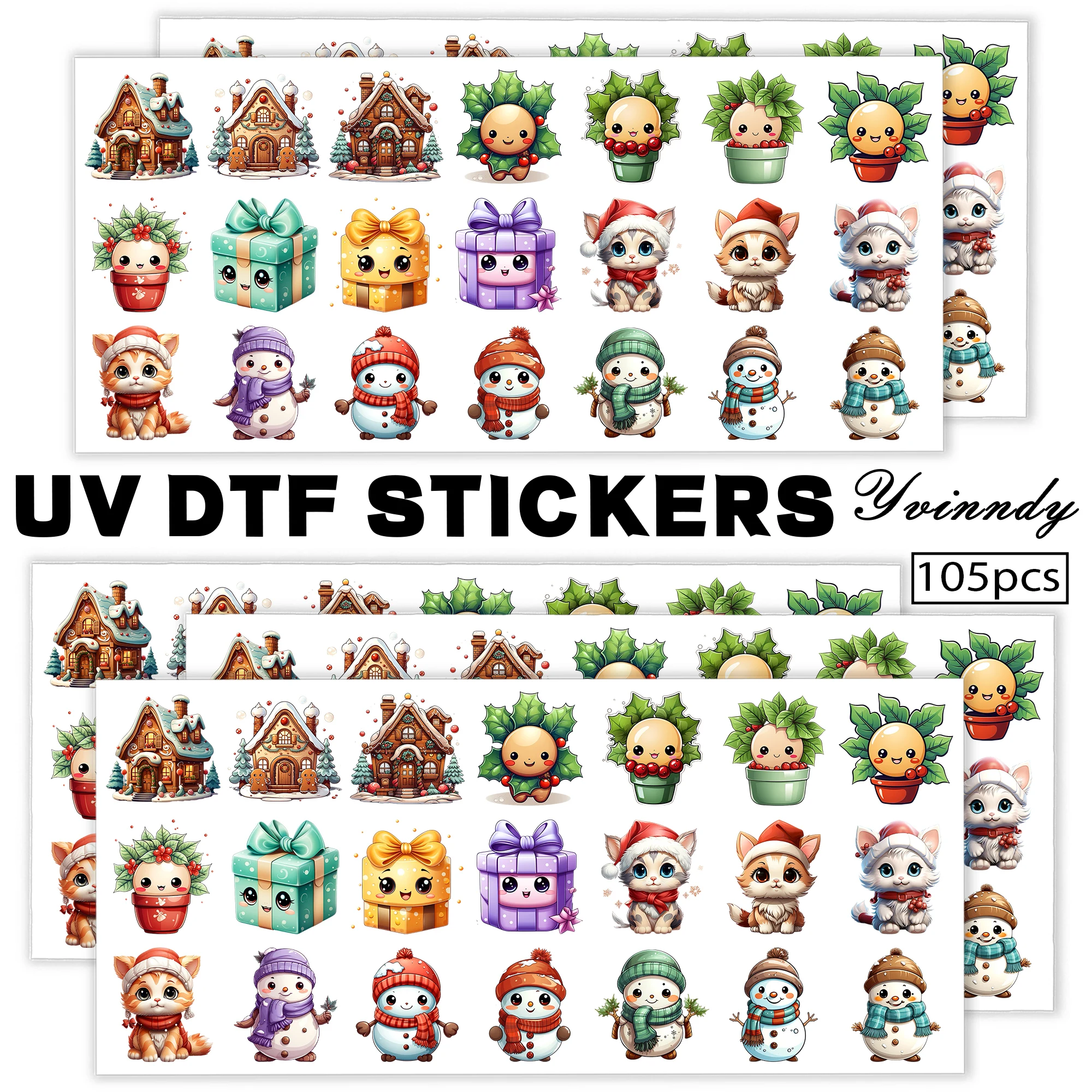 105Pcs/Set Cute Christmas items Keychain Transfer Paper UV DTF Transfer Paper Durable High-viscosity Transfer Paper
105Pcs/Set Cute Christmas items Keychain Transfer Paper UV DTF Transfer Paper Durable High-viscosity Transfer Paper