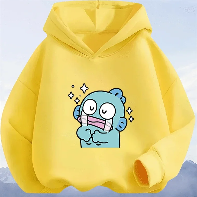 2026 Spring Autumn Kids Fashion Hoodie Solid Color Hangyodon Anime Preppy Style Hot Sale
2026 Spring Autumn Kids Fashion Hoodie Solid Color Hangyodon Anime Preppy Style Hot Sale