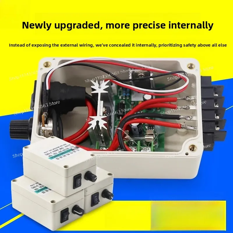 "12V/24V DC Motor Governor – 120W Small Transmission Micro LED Speed Controller"
"12V/24V DC Motor Governor – 120W Small Transmission Micro LED Speed Controller"