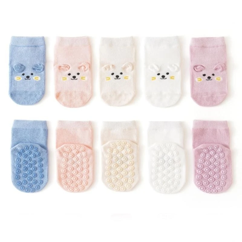 Cotton Socks with Anti Skid Soles for Girls Boys Breathable Ankle Socks High Elastic Grip Socks Baby Ankle Socks G2TD
Cotton Socks with Anti Skid Soles for Girls Boys Breathable Ankle Socks High Elastic Grip Socks Baby Ankle Socks G2TD
