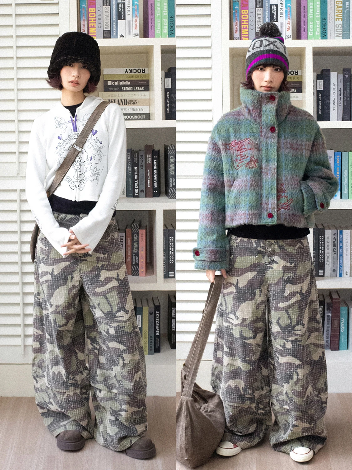 Casual trousers women's spring and autumn fashion versatile loose retro old breasted camouflage scimitar pants Solid color 1Pc
Casual trousers women's spring and autumn fashion versatile loose retro old breasted camouflage scimitar pants Solid color 1Pc