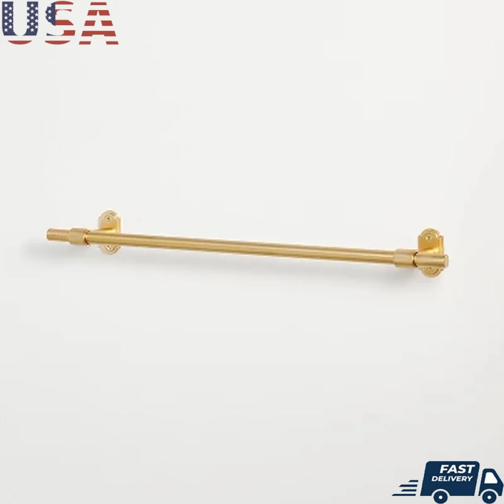Классический 18-дюймовый металлический вешалка для полотенец с латунной отделкой, настенный аксессуар для ванной комнаты, прочная конструкция из цинкового алюминия, идеальные полотенца
Классический 18-дюймовый металлический вешалка для полотенец с латунной отделкой, настенный аксессуар для ванной комнаты, прочная конструкция из цинкового алюминия, идеальные полотенца