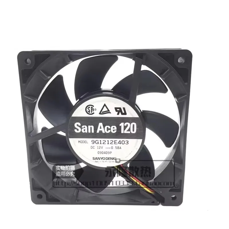 Original 12CM 120 * 120 * 25MM 12V 0.58A 9G1212E403 High volume chassis server cooling fan
Original 12CM 120 * 120 * 25MM 12V 0.58A 9G1212E403 High volume chassis server cooling fan