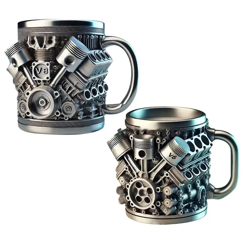 A20F-2PCS V6 & V8 Engine Coffee Mug, Car Engine Coffee Cup With Insulated Handle, For Car Lovers Gift
A20F-2PCS V6 & V8 Engine Coffee Mug, Car Engine Coffee Cup With Insulated Handle, For Car Lovers Gift