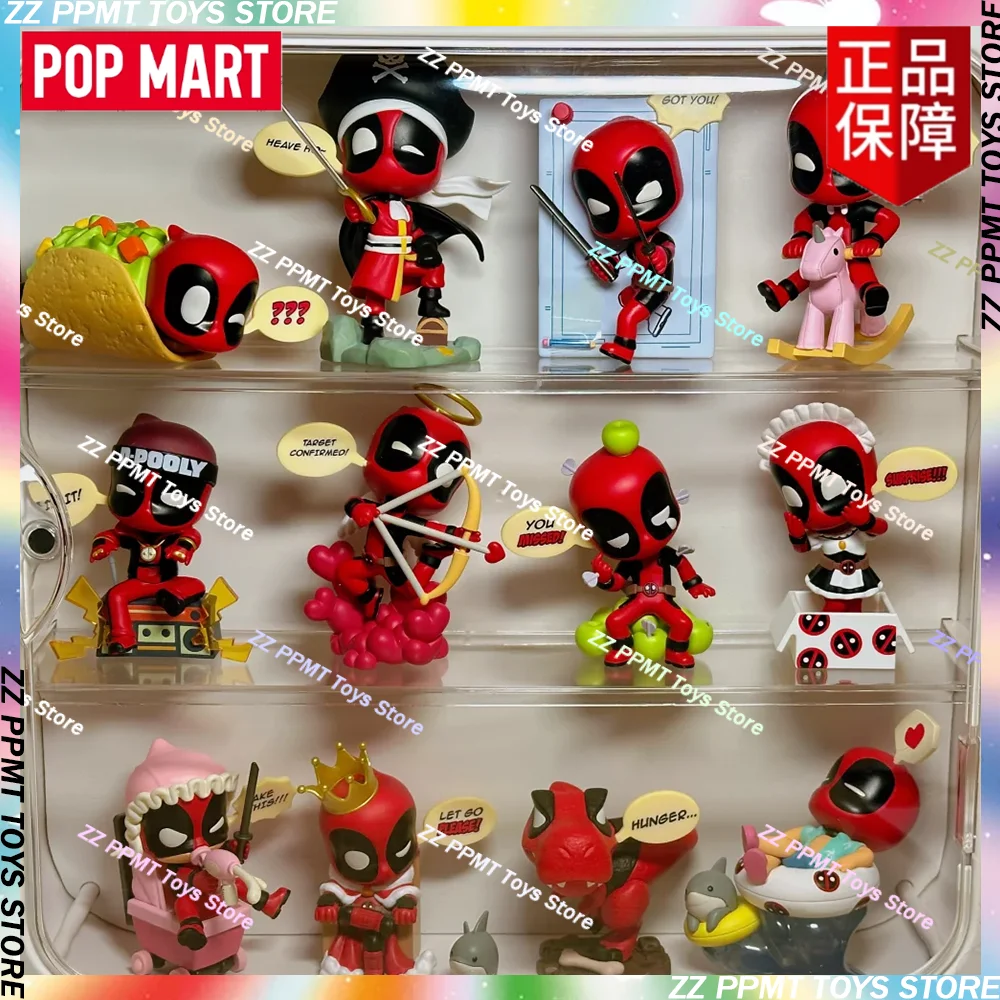 POP MART Marvel Deadpool Series, модная слепая коробка, игрушки-сюрприз, загадочная коробка, экшн-фигурка, украшение для рабочего стола, милая модель, подарки, игрушка
POP MART Marvel Deadpool Series, модная слепая коробка, игрушки-сюрприз, загадочная коробка, экшн-фигурка, украшение для рабочего стола, милая модель, подарки, игрушка