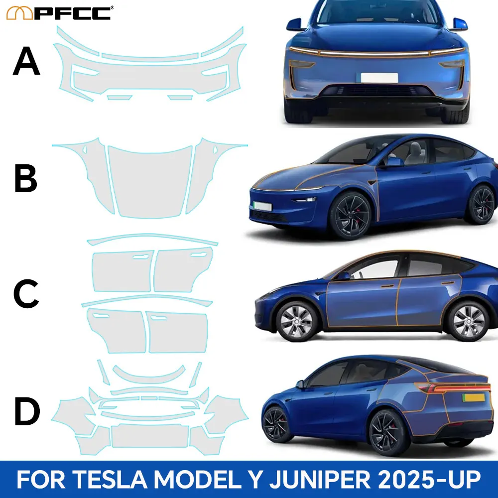 Предварительно вырезанная защитная пленка для Tesla Model Y Juniper 2024 2025 8,5 толщиной автомобиля, прозрачный комплект из ТПУ PPF, наклейка, автонаклейка, аксессуары
Предварительно вырезанная защитная пленка для Tesla Model Y Juniper 2024 2025 8,5 толщиной автомобиля, прозрачный комплект из ТПУ PPF, наклейка, автонаклейка, аксессуары