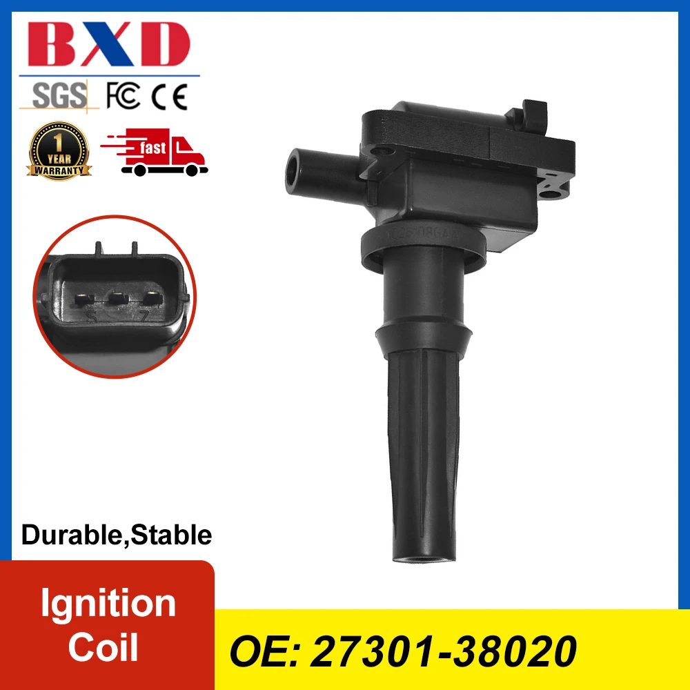 Катушка зажигания 27301-38020 2730138020 Для Hyundai Sonata 1998-2004 1997CC 100KW, Santa Fe 2001-2003 2351cc 107KW автомобильные аксессуары
Катушка зажигания 27301-38020 2730138020 Для Hyundai Sonata 1998-2004 1997CC 100KW, Santa Fe 2001-2003 2351cc 107KW автомобильные аксессуары