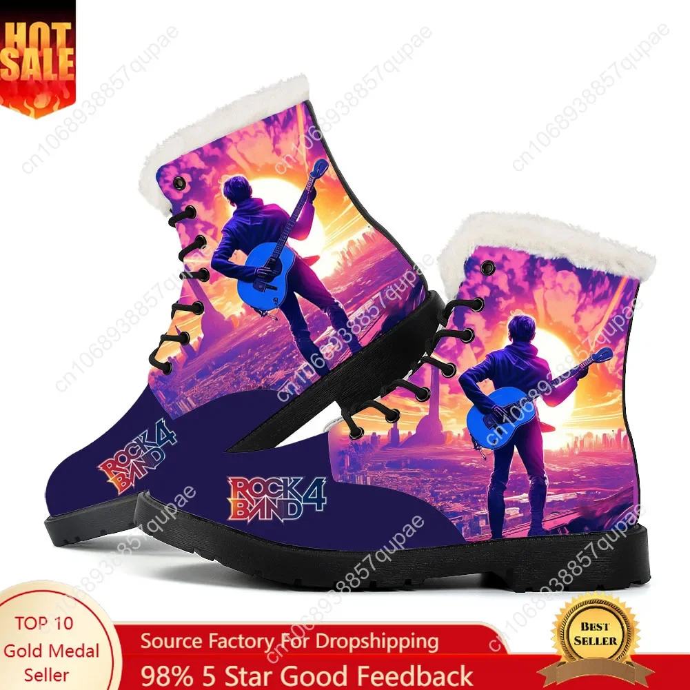 Rock Band 4 Plush Boots Rhythm Games Mens Womens Teenager Shoes Casual Boot Light Warm High Quality Couple Customize Shoe
Rock Band 4 Plush Boots Rhythm Games Mens Womens Teenager Shoes Casual Boot Light Warm High Quality Couple Customize Shoe