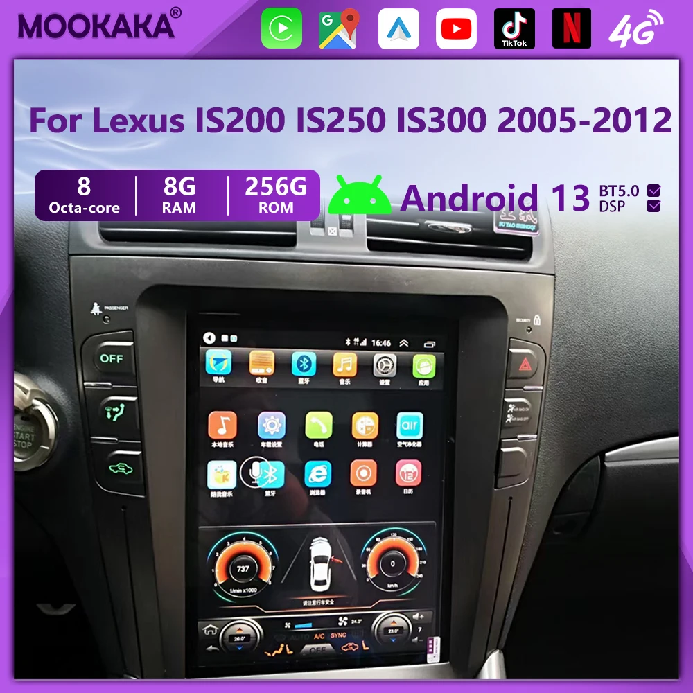 9,7 дюйма для Lexus ES240 ES350 ES330 2006-2012 Android 11 Автомобильный радиоприемник GPS Navi Мультимедийный плеер 6 + 128G Стерео Carplay Головное устройство Авто
9,7 дюйма для Lexus ES240 ES350 ES330 2006-2012 Android 11 Автомобильный радиоприемник GPS Navi Мультимедийный плеер 6 + 128G Стерео Carplay Головное устройство Авто