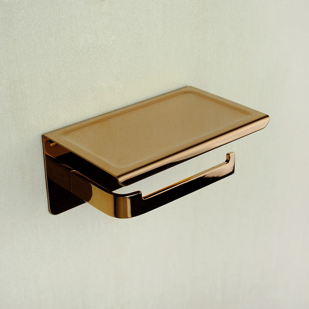 Thickened version! Rose gold bathroom tissue holder roll toilet paper holder 304 stainless steel bathroom phone holder
Thickened version! Rose gold bathroom tissue holder roll toilet paper holder 304 stainless steel bathroom phone holder