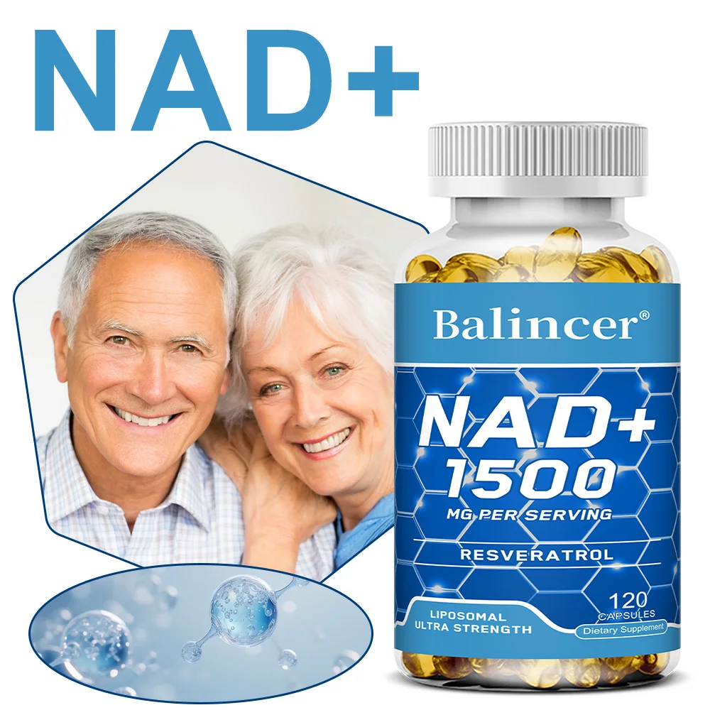 NAD+ and Resveratrol Supplement To Help Support Cell Regeneration, Natural Energy, Focus and Memory, 120 Capsules
NAD+ and Resveratrol Supplement To Help Support Cell Regeneration, Natural Energy, Focus and Memory, 120 Capsules