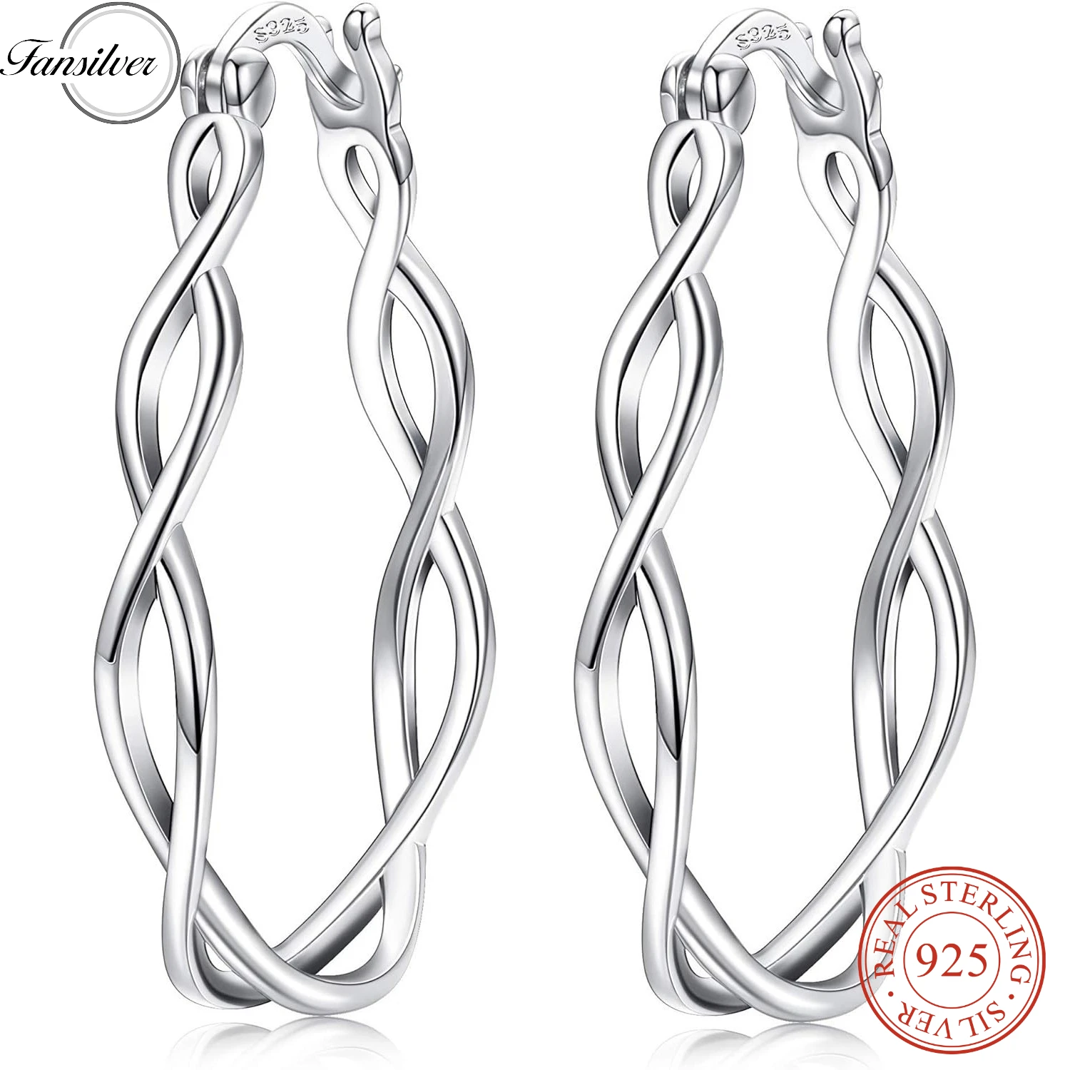 Fansilver 925 Sterling Silver Hoop Earrings Lightweight Twisted Knot Dangle Earrings Boho Vintage Filigree Earrings for Women
Fansilver 925 Sterling Silver Hoop Earrings Lightweight Twisted Knot Dangle Earrings Boho Vintage Filigree Earrings for Women